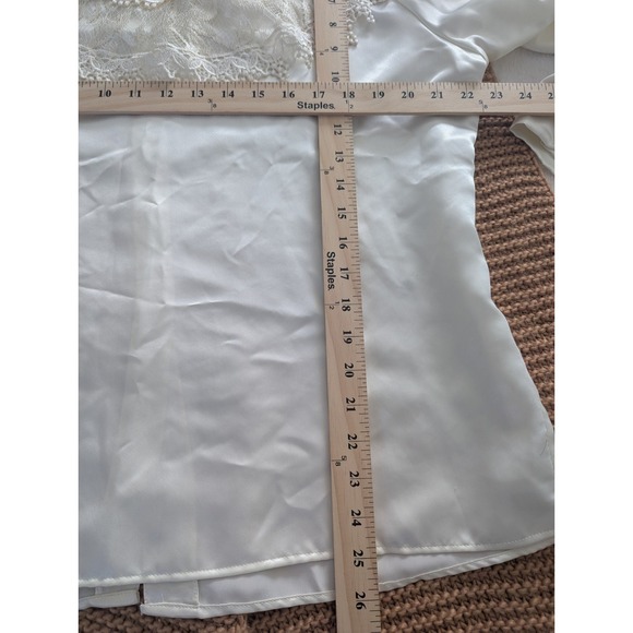 VTG Worthington Long Sleeve Lace Collar Blouse Womens Sz 18 Cottagecore Regency - Picture 4 of 7